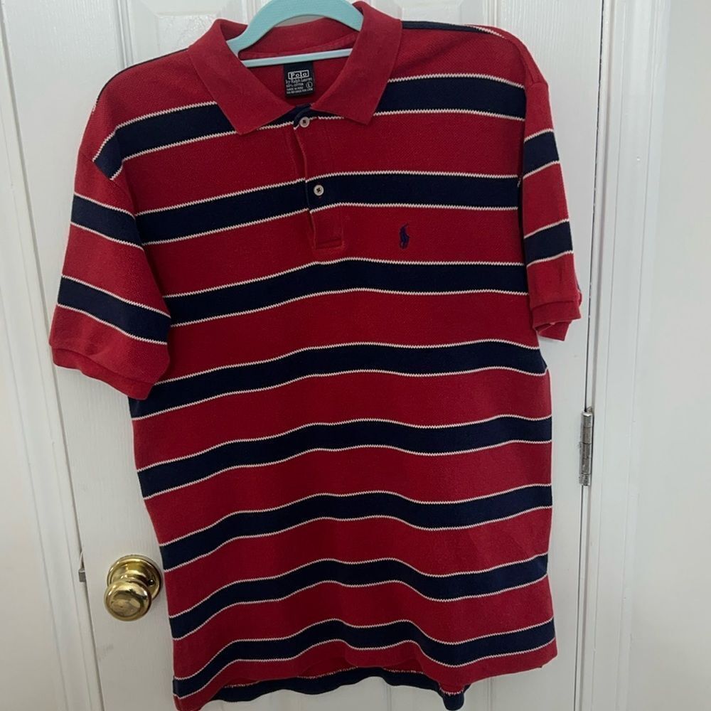Polo Ralph Lauren shirt red white blue
